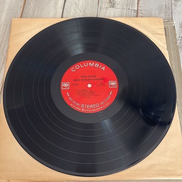 Bob Dylan “John Wesley Harding” 1967 Vinyl - Picture 4 of 5